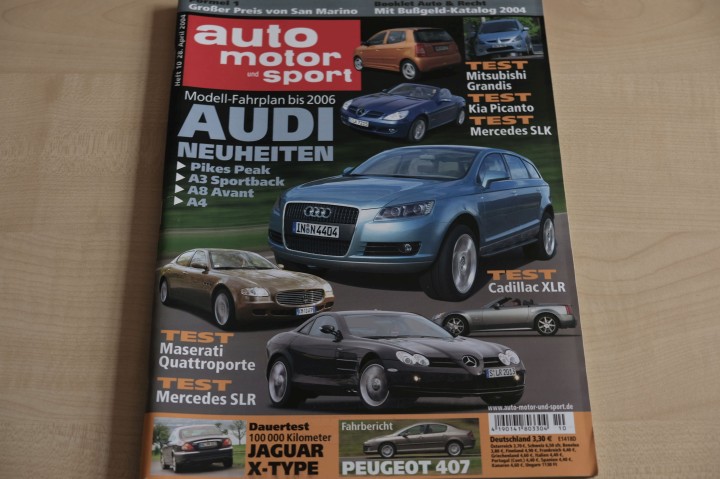 Deckblatt Auto Motor und Sport (10/2004)